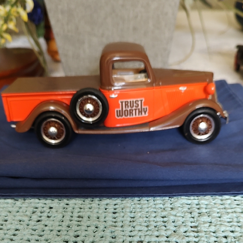 Trust Worthy 1935 Ford Pickup with Tonneau Cover Bank